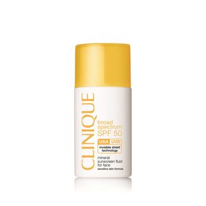 Fluido solar mineral para el rostro