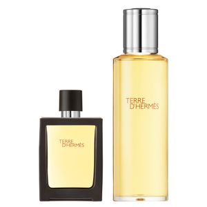 Terre D'hermès, Terre D’hermès Parfum, Vaporizador De Viaje De 30 ml Y Recarga De 125 ml