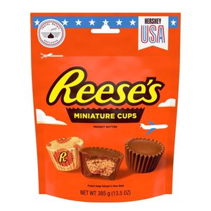 Bolsita de caramelos Reese's Milk Chocolate Peanut Butter Cups Miniatures