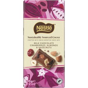 Milk Chocolate, Cranberries, Almonds & Hazelnuts